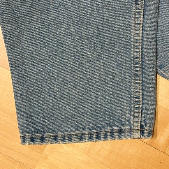 Vintage Brittania 100% Cotton High Waist Baggy Leg Jeans - Picture 7 of 10